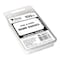C-Line Products Pressure Sensitive Badges, Plain, White, 3 12 x 2 14, 100BX Set of 10 BX, 1000PK 92277-CT - alternate 2
